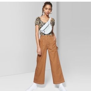 wide leg carpenter pants